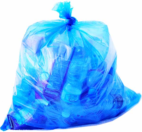 Blue Garbage Bags