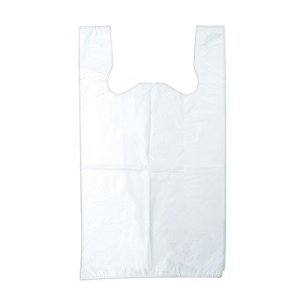 Plain Gusseted T-Shirt Bags